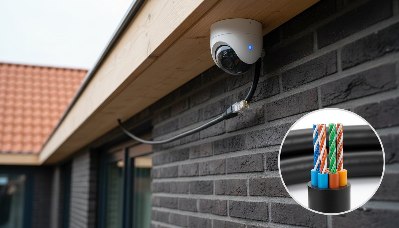 Netwerkkabel voor IP camera buiten: De complete gids voor een betrouwbaar systeem in 2026