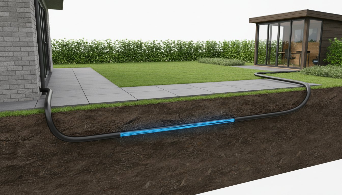 Netwerkkabel voor buiten onder de grond: de complete gids voor 2026