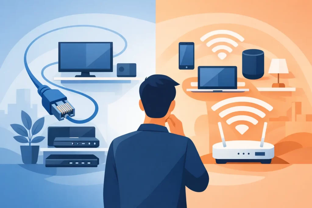 Ethernet of wifi thuis: wat past bij jou?