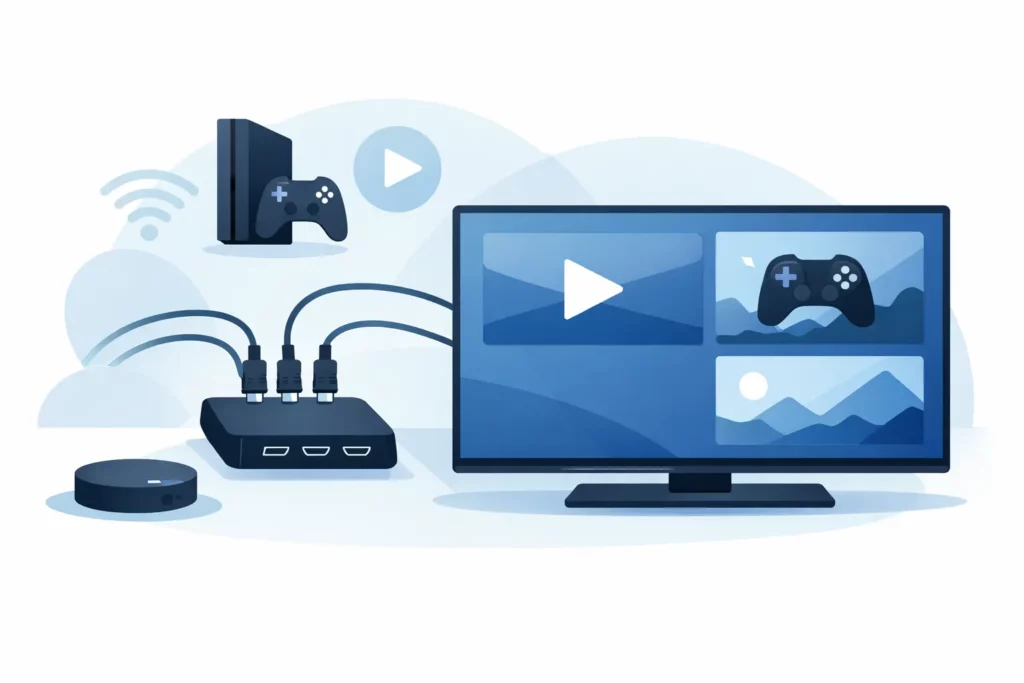 HDMI splitter aansluiten op je tv: zo werkt het