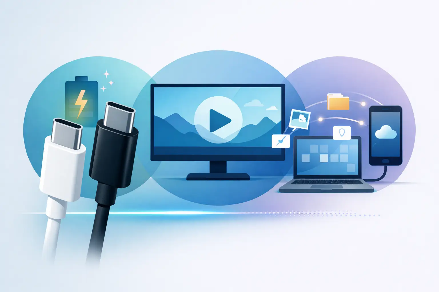 USB-C kabel kiezen voor laden, beeld en data