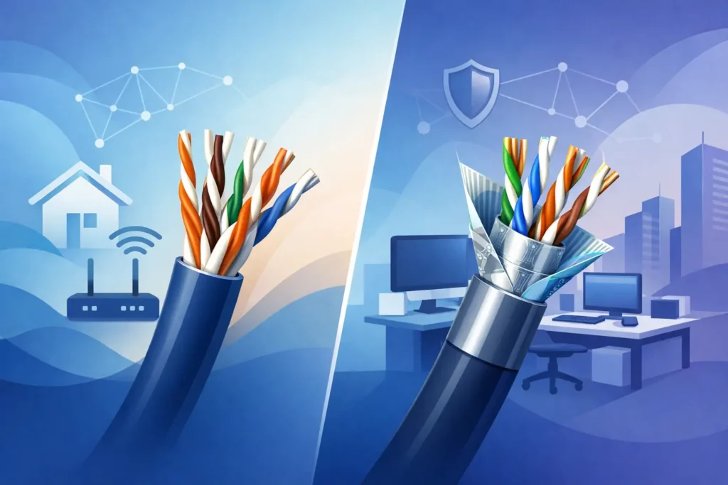 UTP of FTP kabel kiezen voor thuis en kantoor