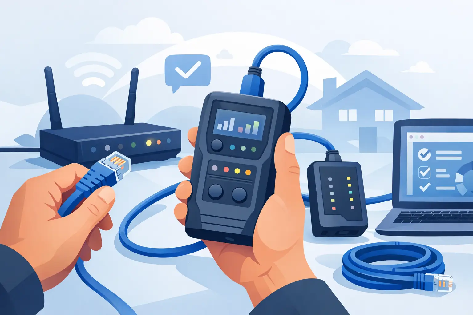 Ethernetkabel thuis testen: zo pak je het aan