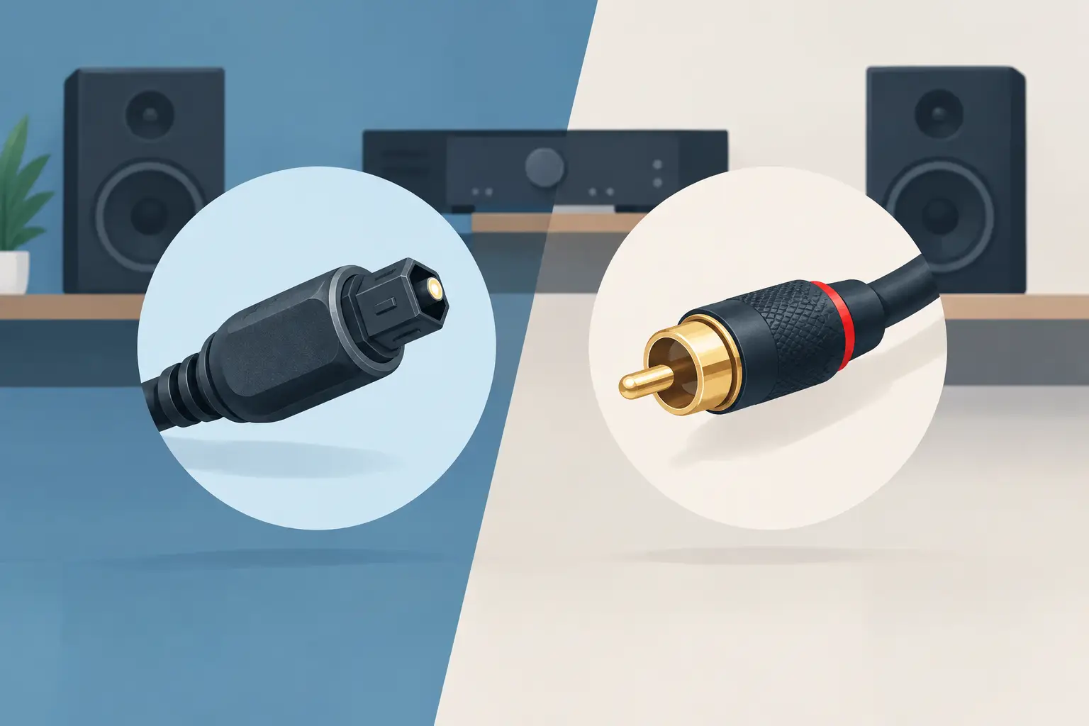 Toslink versus coaxiaal: wat past bij uw audio?
