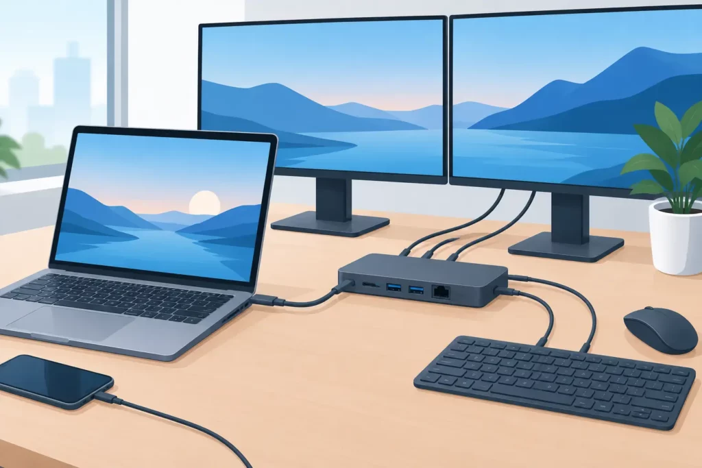 Laptop dockingstation aansluiten: zo werkt het
