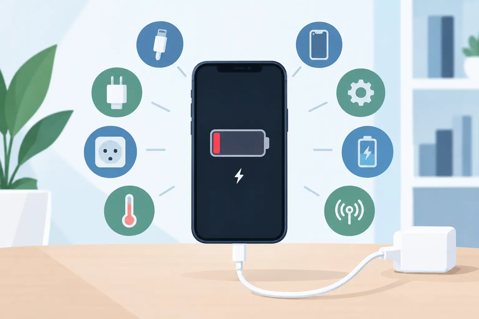 Waarom laadt telefoon langzaam? 9 oorzaken